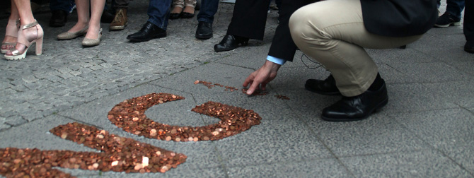 Die soziale Plastik Gier frisst Verantwortung anlässlich des Deutscher Fundraising Kongress 2015